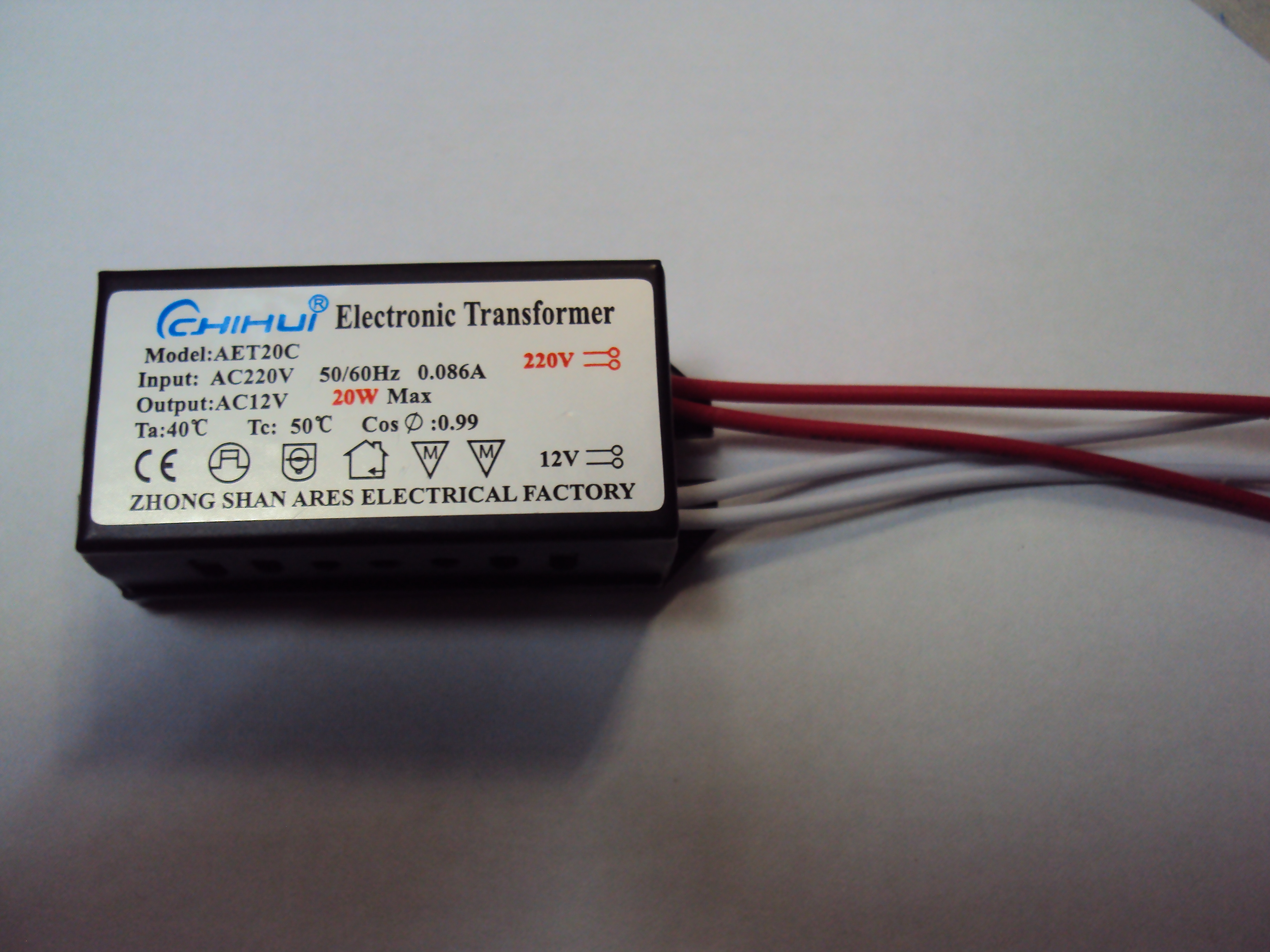  .  AET20C (AC 220 -12 20)  